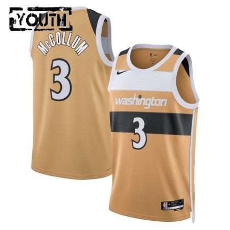 Dres Washington Wizards CJ Mccollum Nike 2025-26 City Edition Zlato Swingman - Dječji